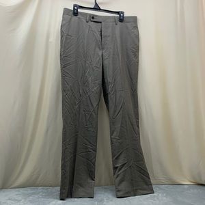 NWT Lauren Ralph Lauren Flat Front Pant Light Grey 34W X 30L